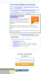 Mobile Screenshot of emailaddresses.com