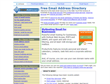 Tablet Screenshot of emailaddresses.com